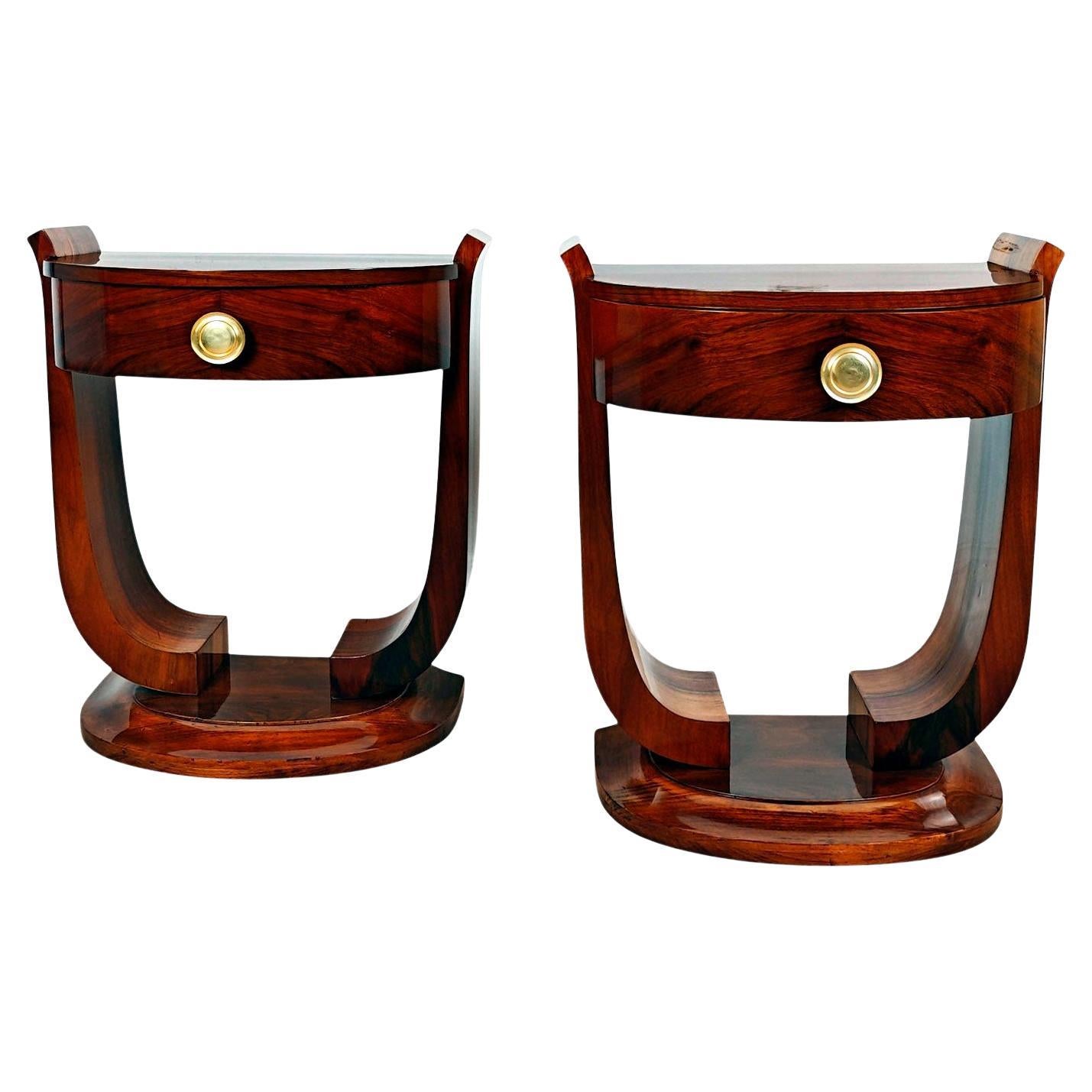 Pair of Art Deco bedside tables – France 1930