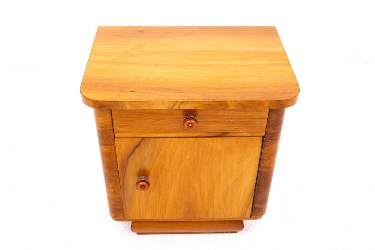 Pair of Art Deco bedside tables from the 1950s, Poland. After renovation. 5