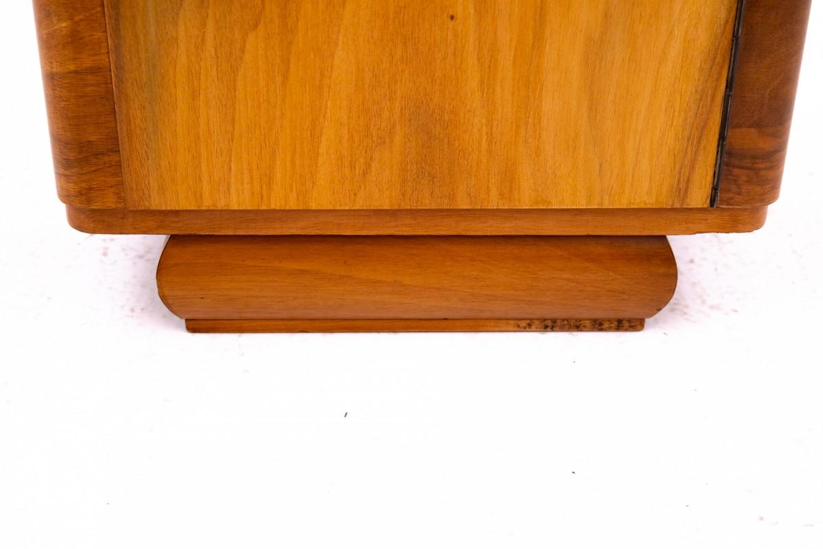Polish Pair of Art Deco bedside tables from the 1950s, Poland. After renovation.