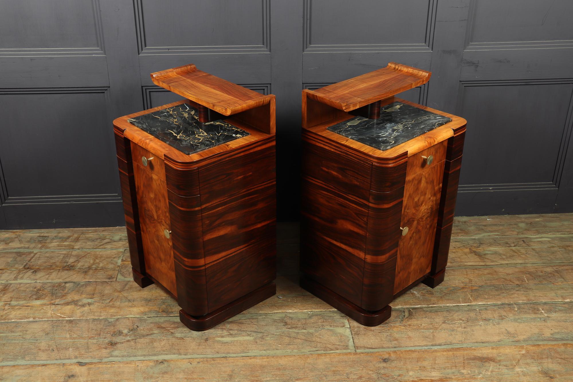 Pair of Art Deco Bedsides Cabinets 3