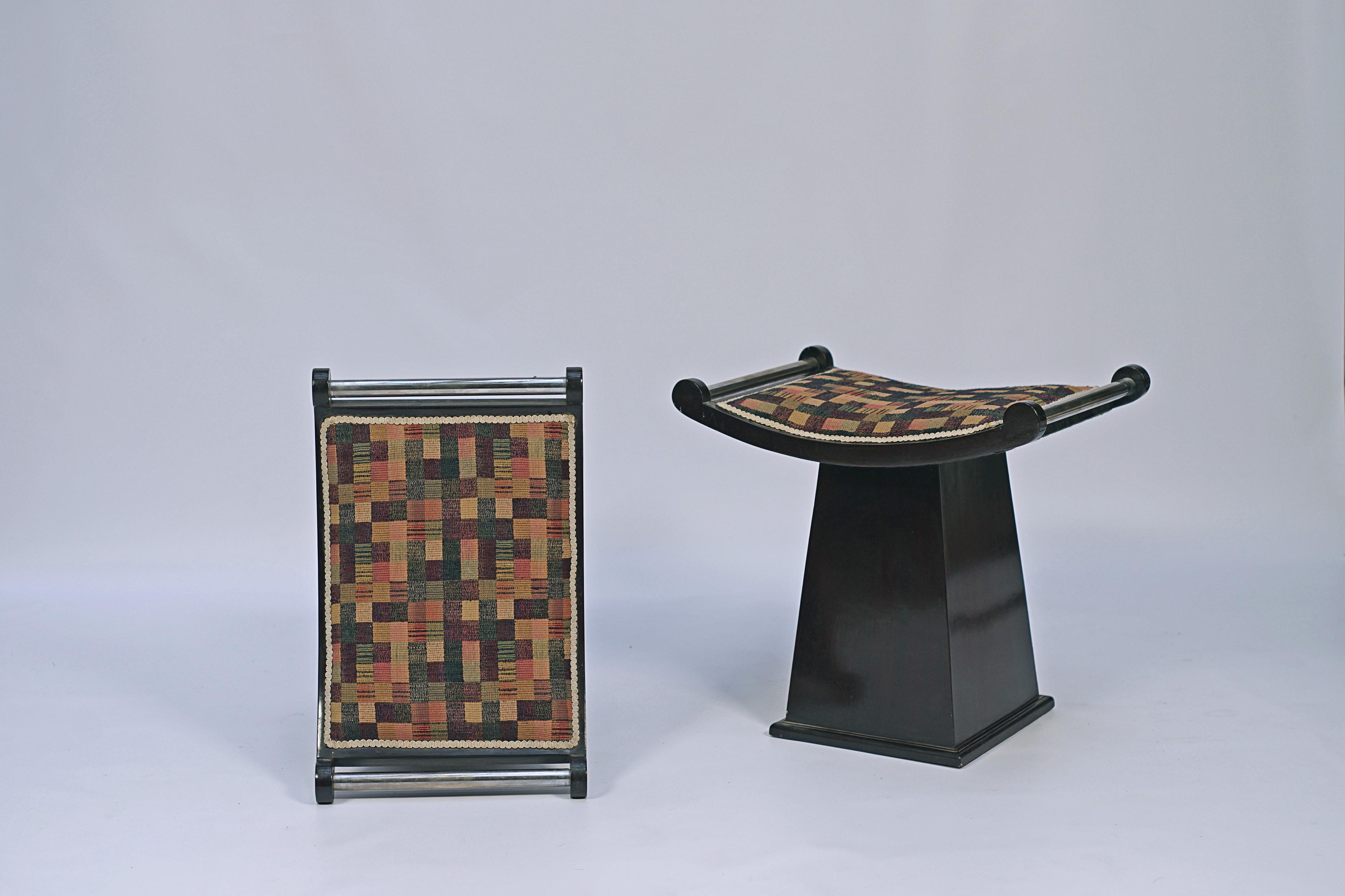 Pair of Art Deco benchs In Good Condition For Sale In Ciudad Autónoma Buenos Aires, C