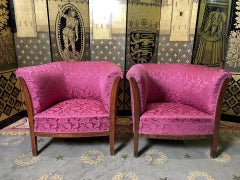 Par de sillones bergère de estilo Art Déco