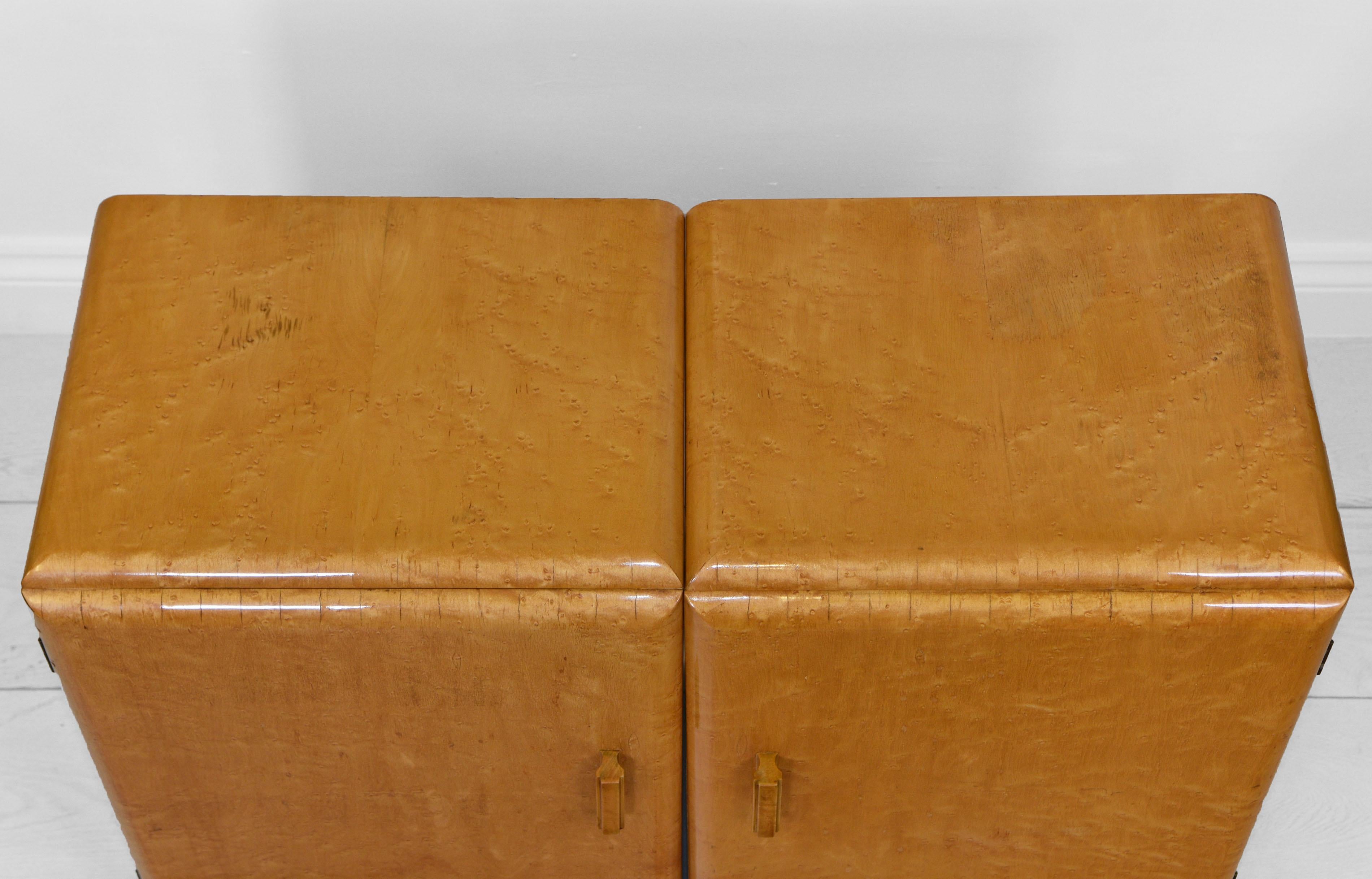 birds eye maple cabinets
