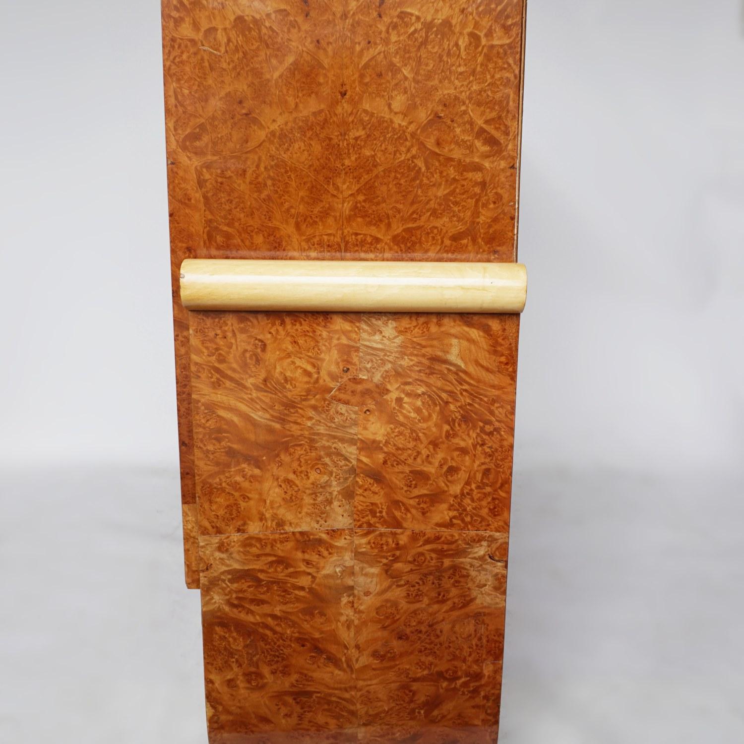Pair of Art Deco Bookcases by Harry & Lou Epstein Burr Walnut and Satin Birch 6
