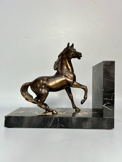 Pair of Art Deco bookends signed M Font