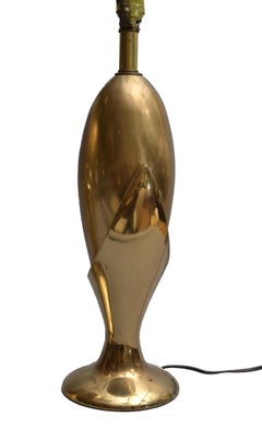 Paar Art-Deco-Tischlampen aus Messing von Heyco