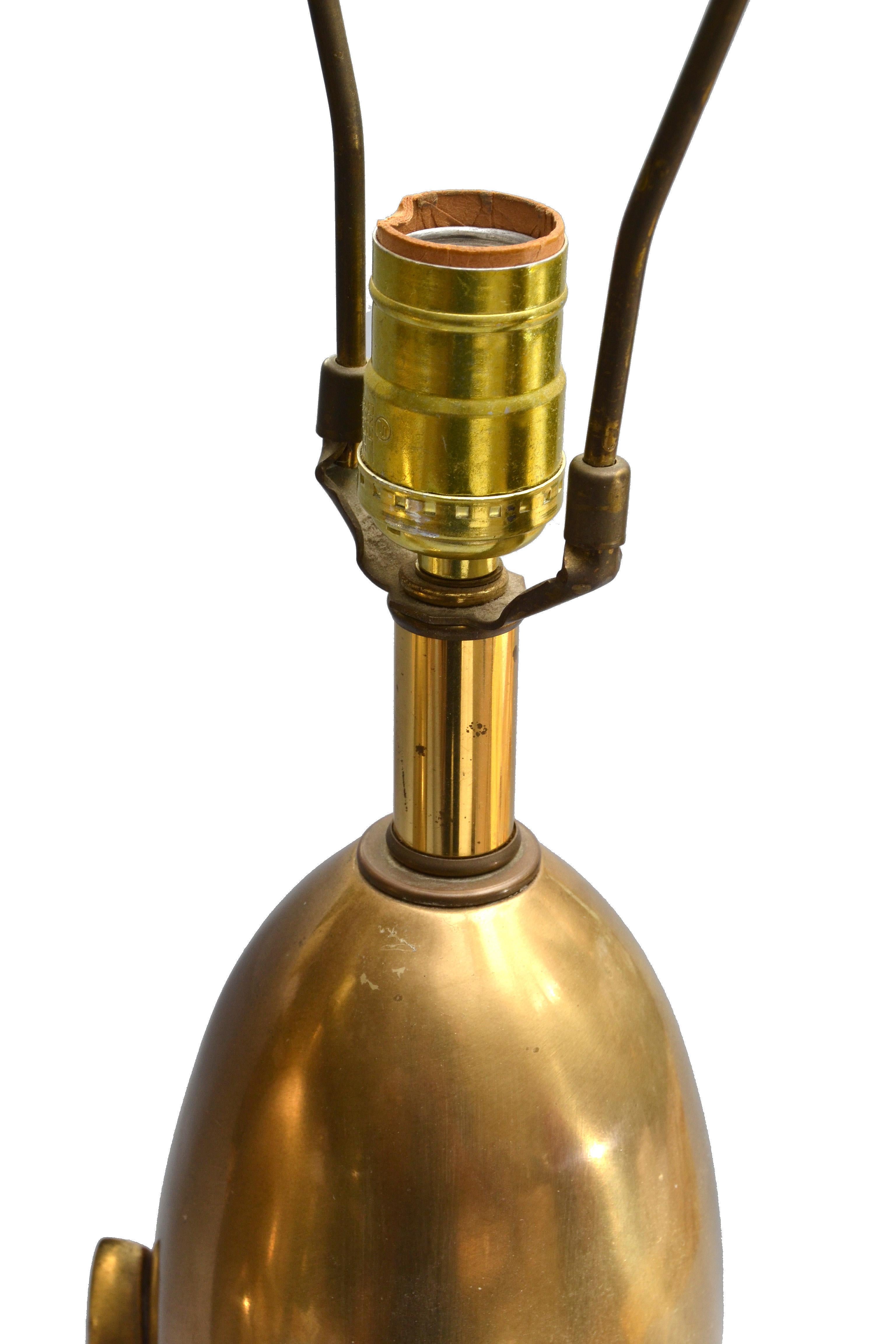 vintage heyco brass lamp