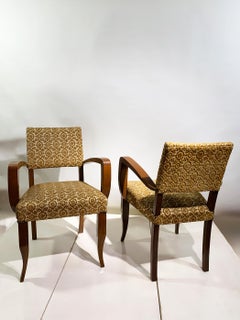 Pair of Art Deco Bridge/ Armchairs, France, Circa 1930's