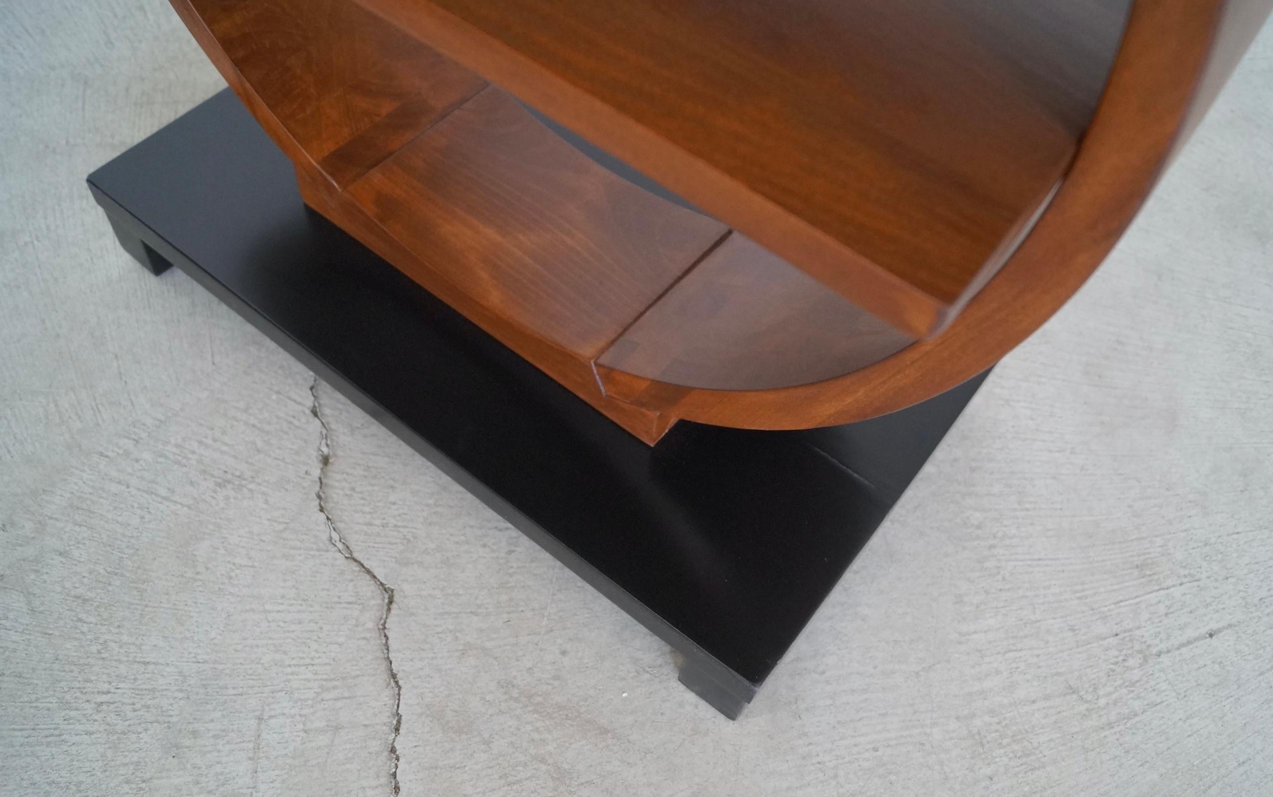 Pair of Art Deco Brown Saltman Side Tables 8