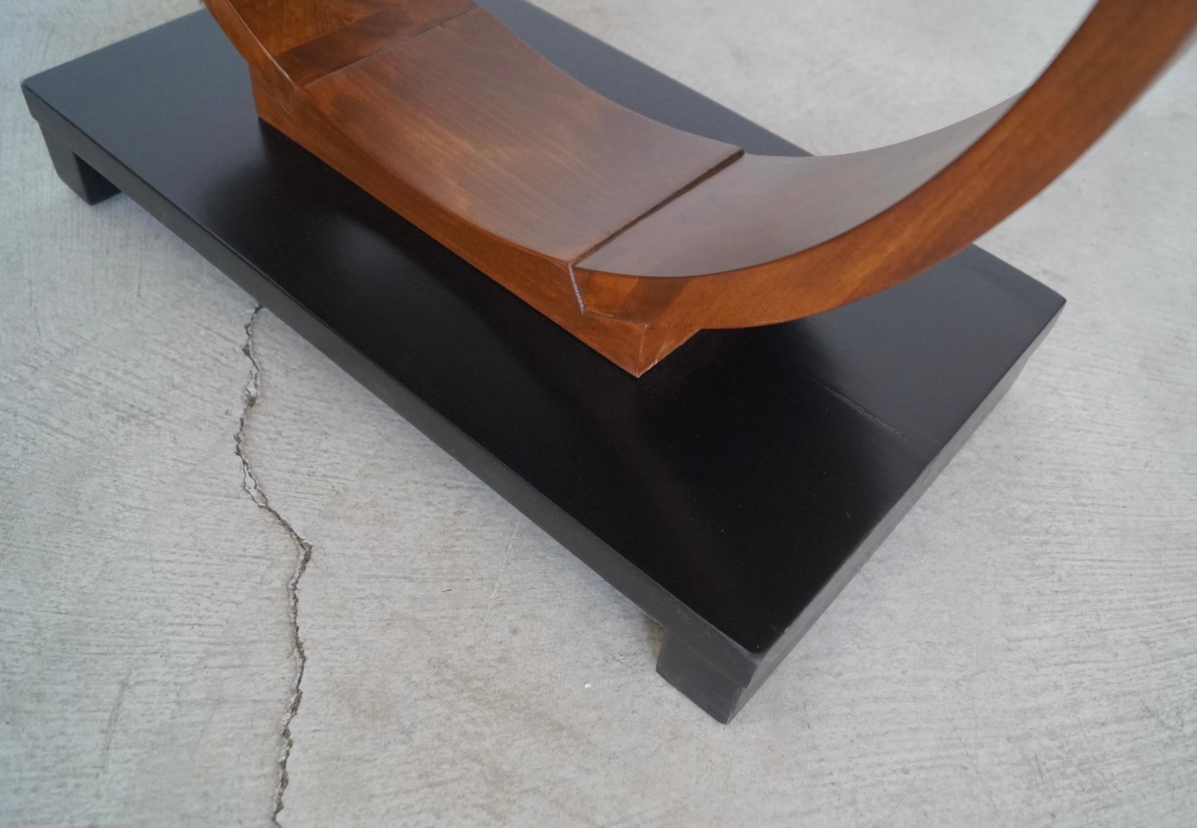 Pair of Art Deco Brown Saltman Side Tables 9