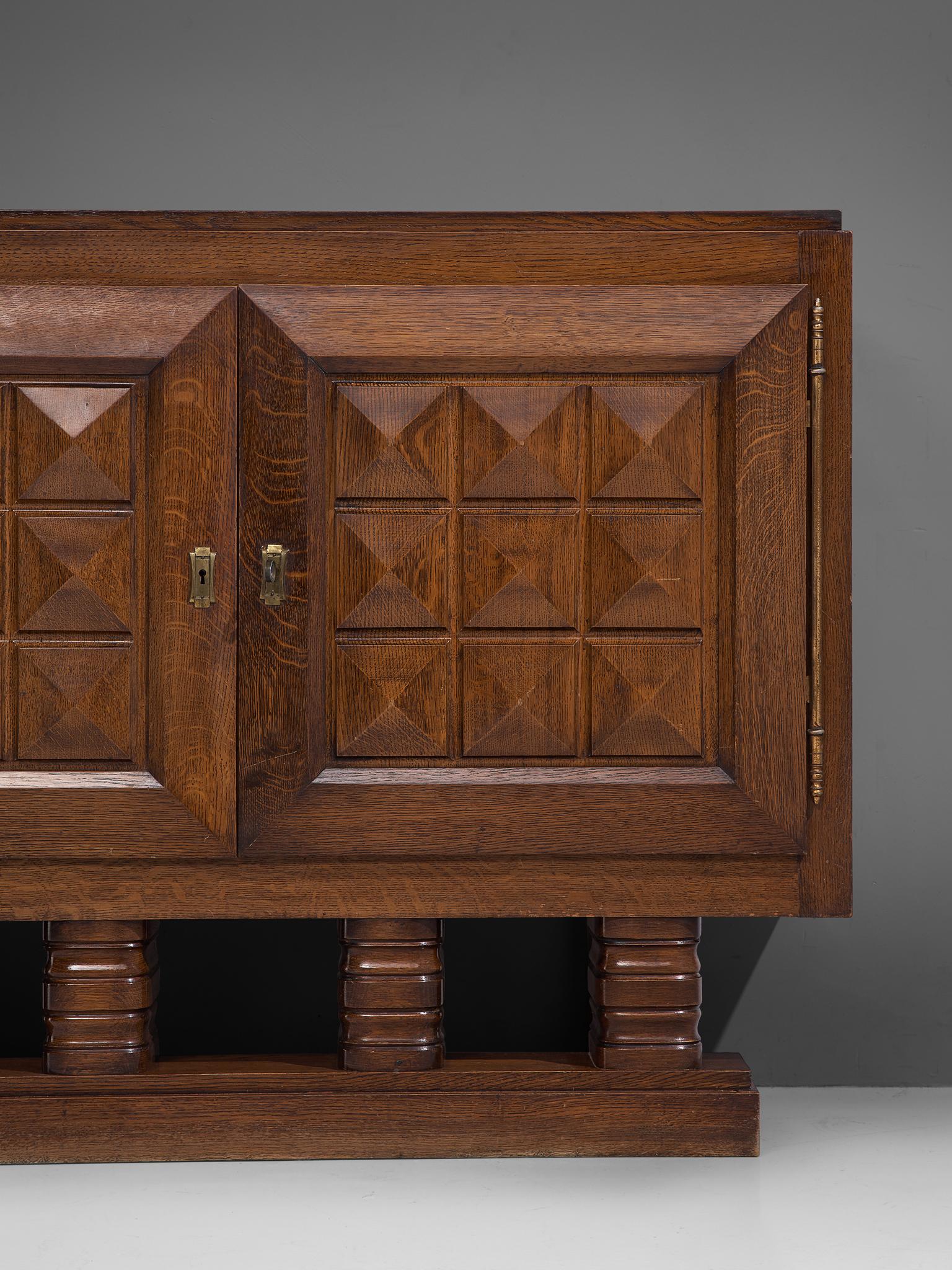 Mid-20th Century Pair of Art Deco Cabinets by Gaston Poisson
