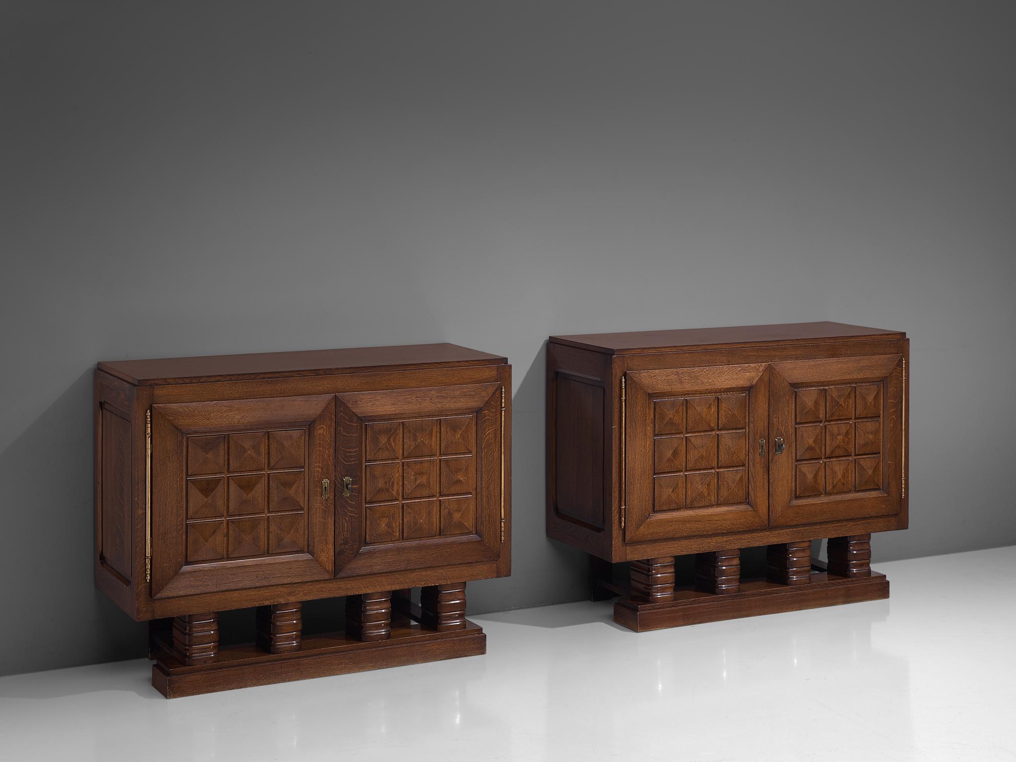 Pair of Art Deco Cabinets by Gaston Poisson 2