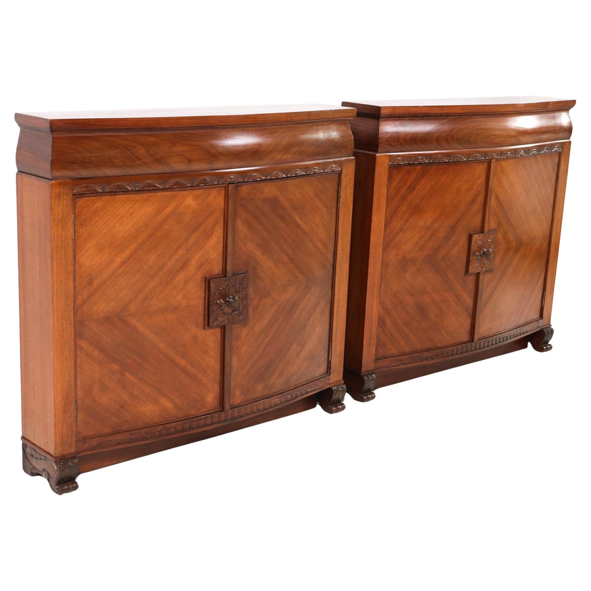Pair of Art Deco Cabinets by Napoleon Le Grand for 't Modelhuis N. Legrand For Sale