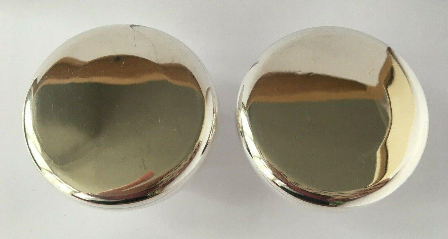 Women's or Men's Pair of Art Deco Candle Holders in Sterling Silver For Sale