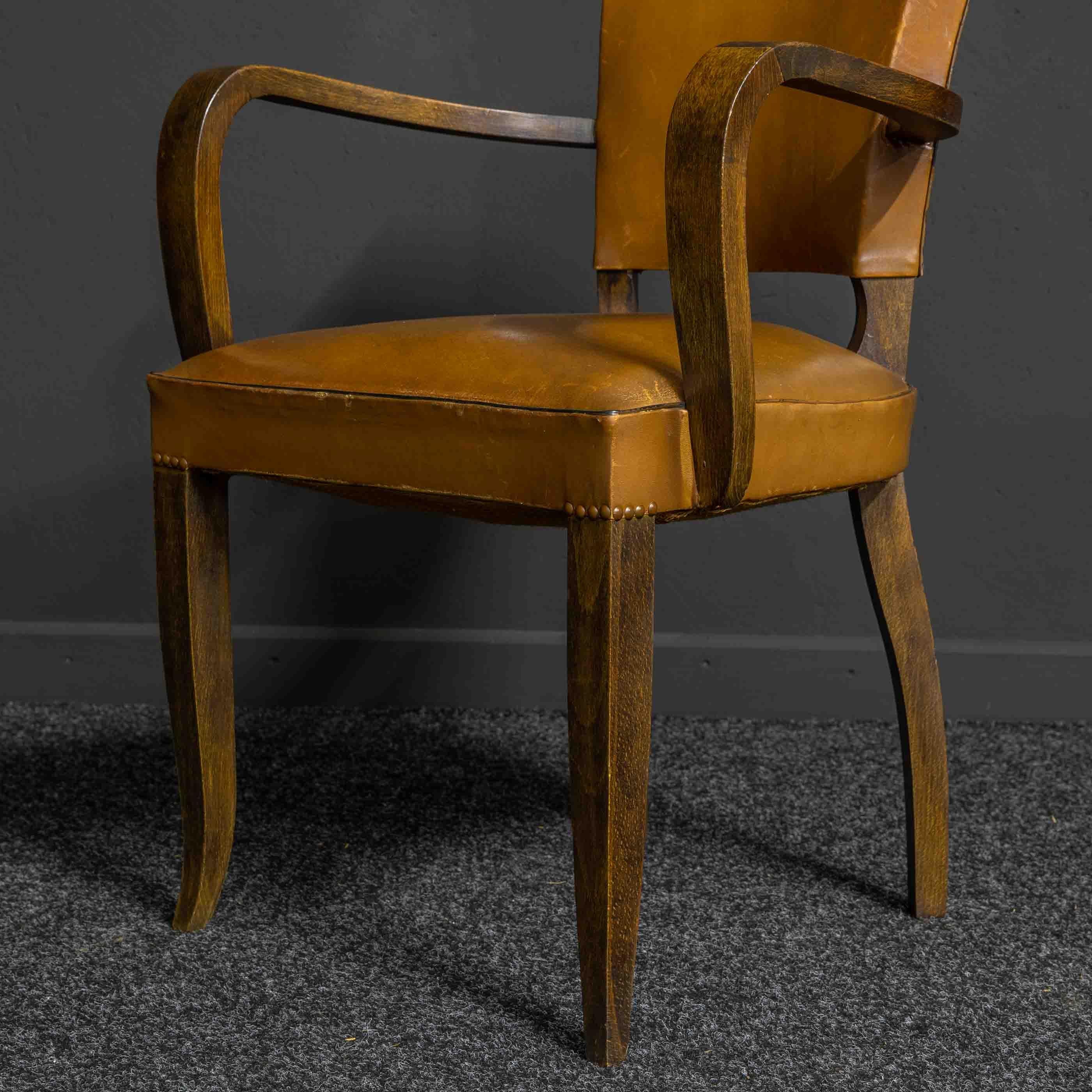 Pair of Art Deco Chairs by OXEDOU 4