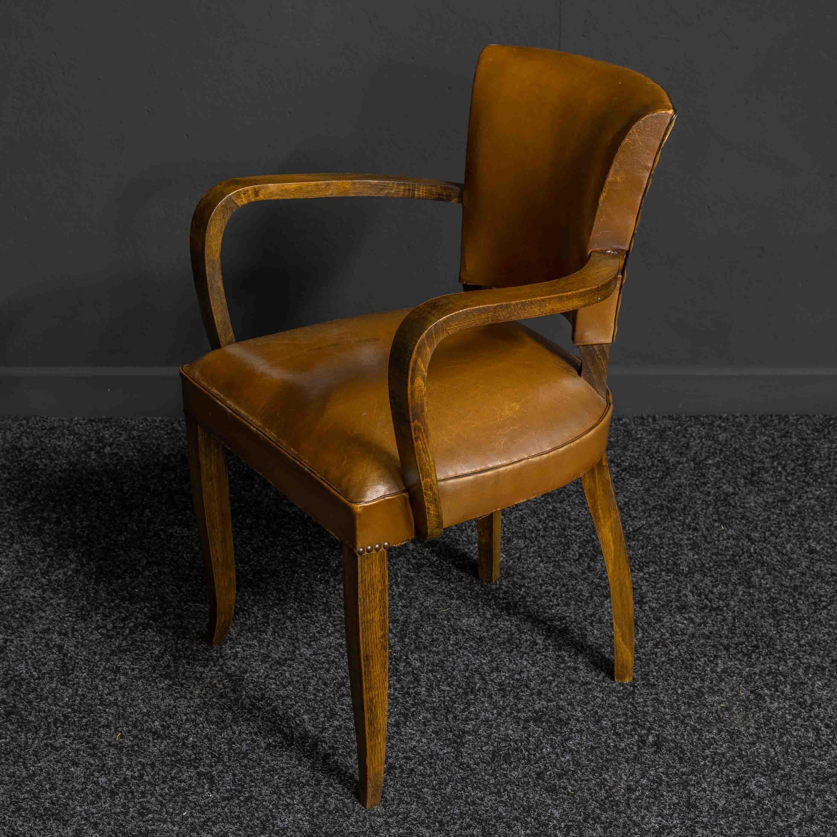 Pair of Art Deco Chairs by OXEDOU 3