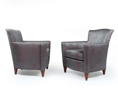 Pair of Art Deco Chairs Covered in Jean Paul Gaultier Skin