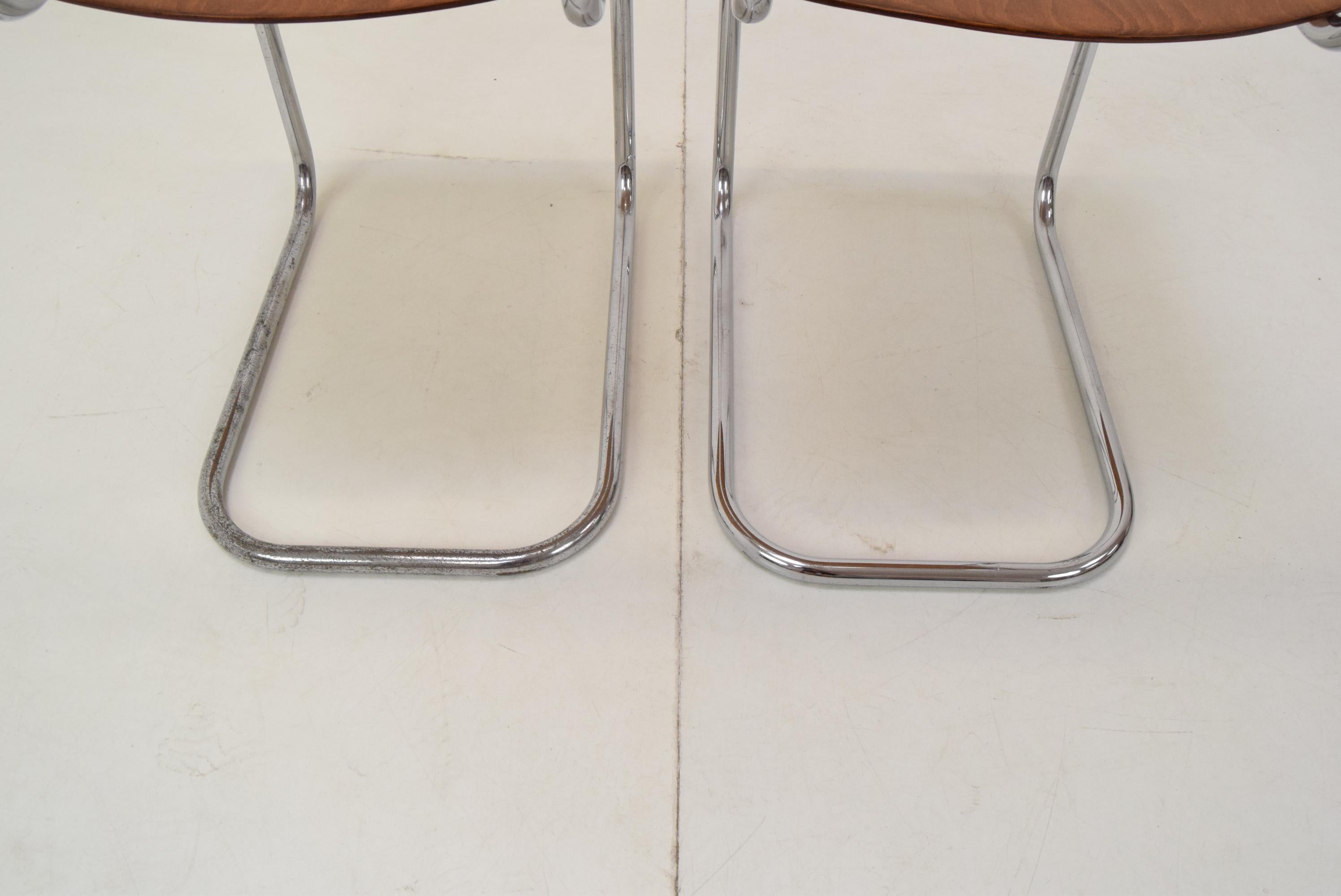 Pair of Art Deco Chairs, Designed by Mart Stam, 1930´s For Sale 10