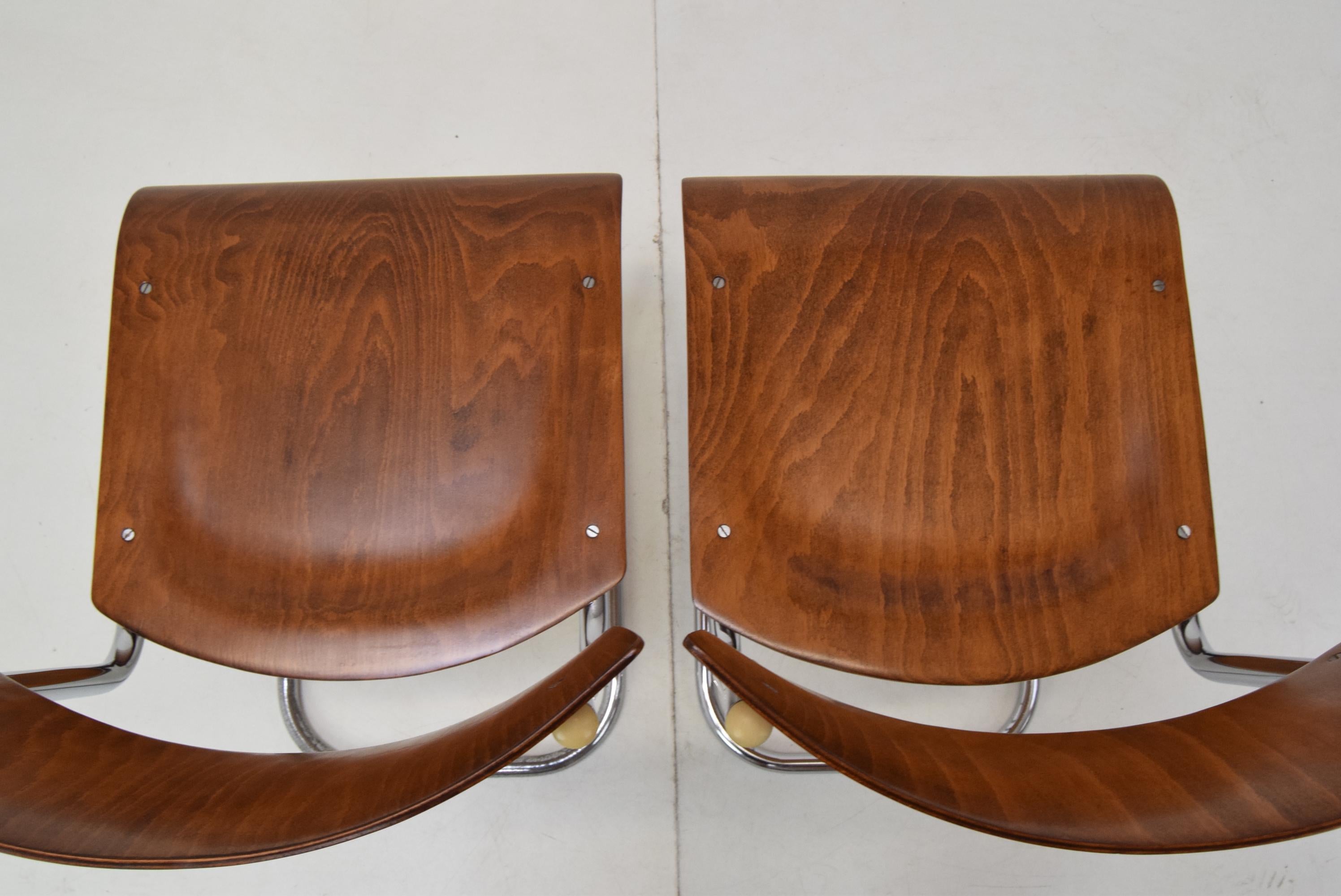 Pair of Art Deco Chairs, Designed by Mart Stam, 1930´s For Sale 13