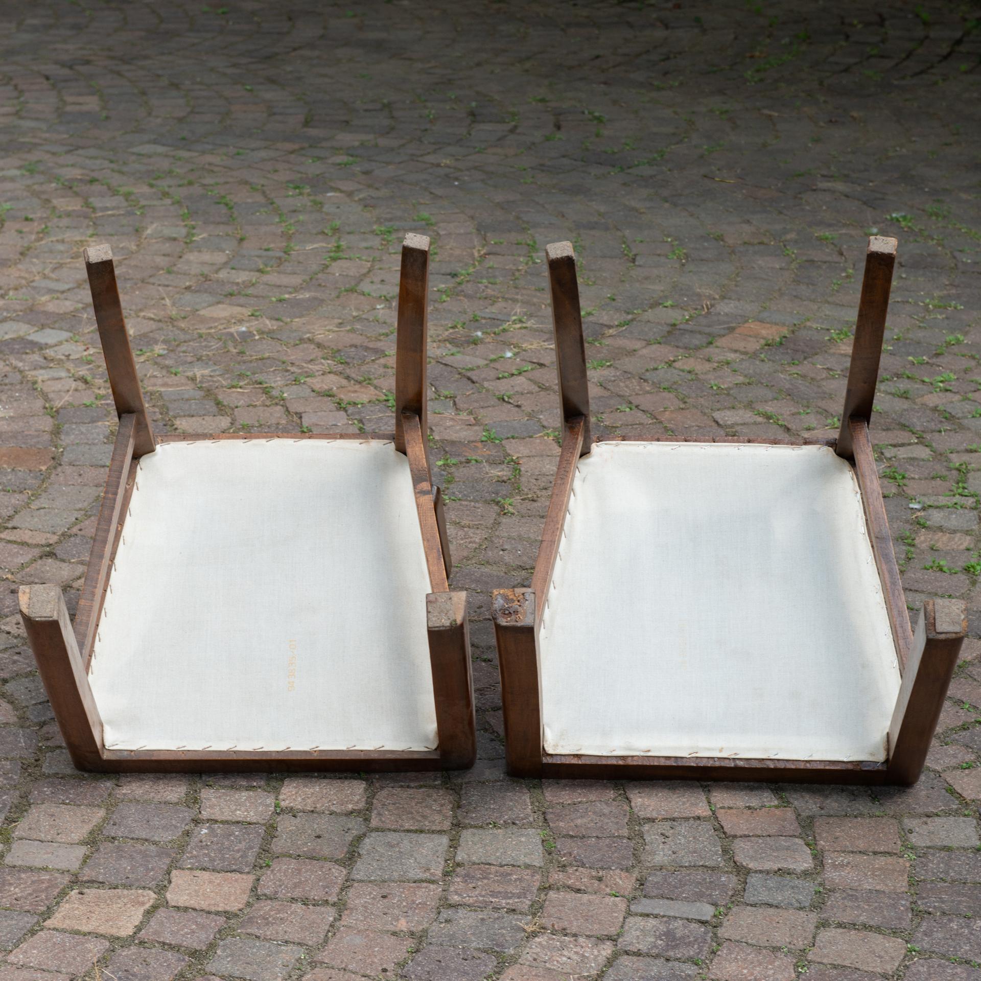 Pair of Art Déco Chairs For Sale 2