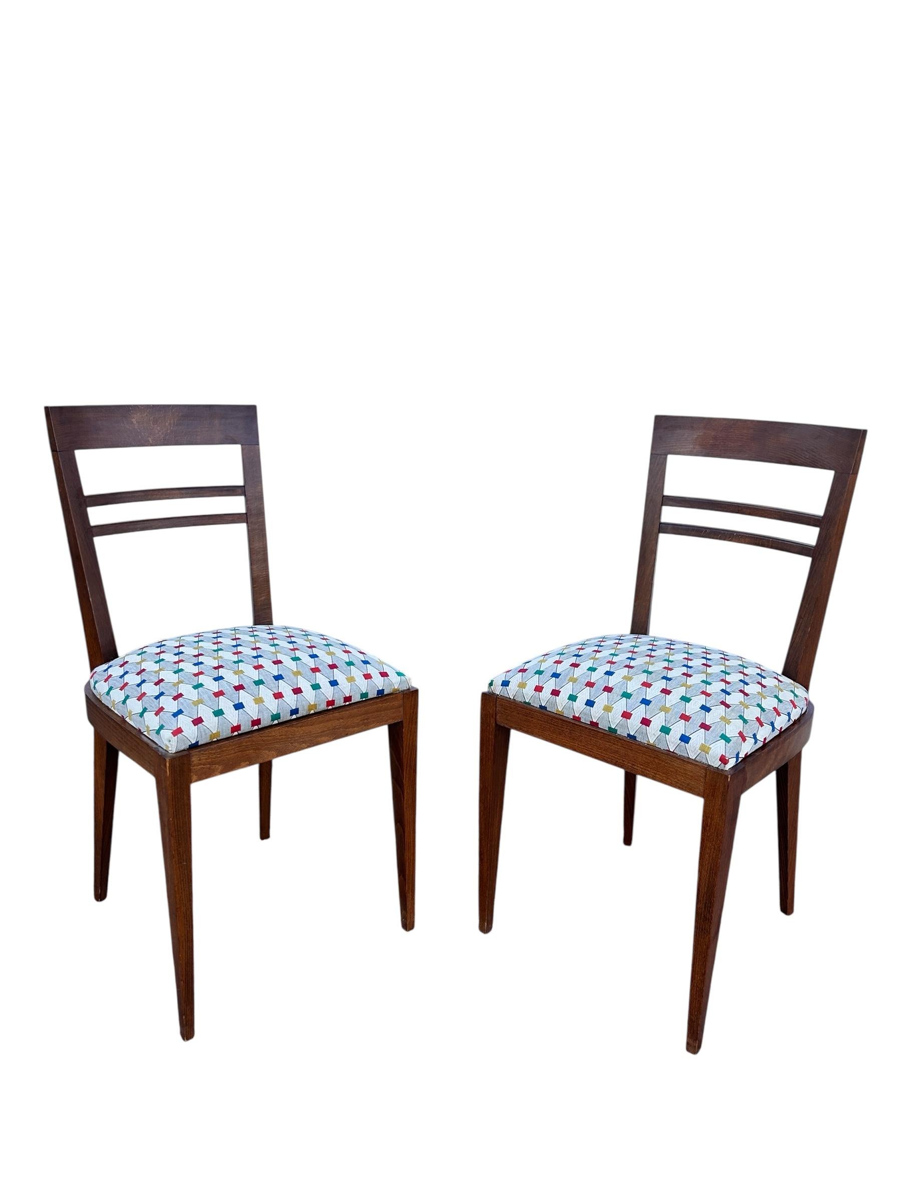 pair of art deco chairs For Sale 4