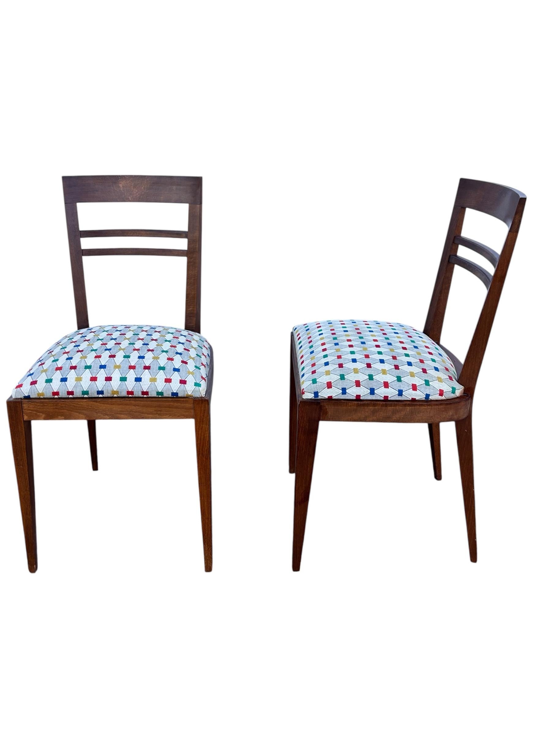 Art Deco pair of art deco chairs For Sale