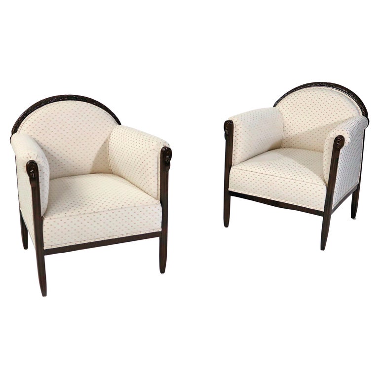 Art Deco Pair of Chairs For Sale at 1stDibs