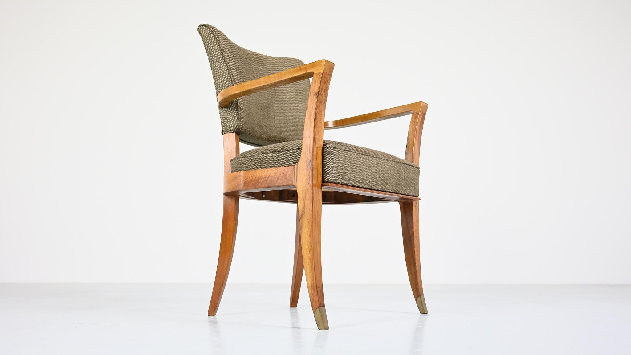 Pair of Art Deco Chairs, France, C.1940 5