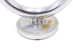 Pair of Art Deco Chrome Candelabras