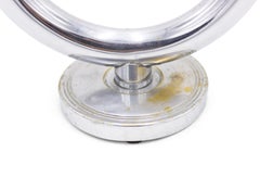 Pair of Art Deco Chrome Candelabras