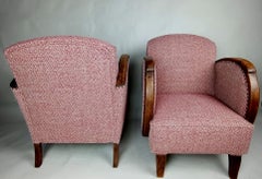 Pair of Art Deco Club Armchairs