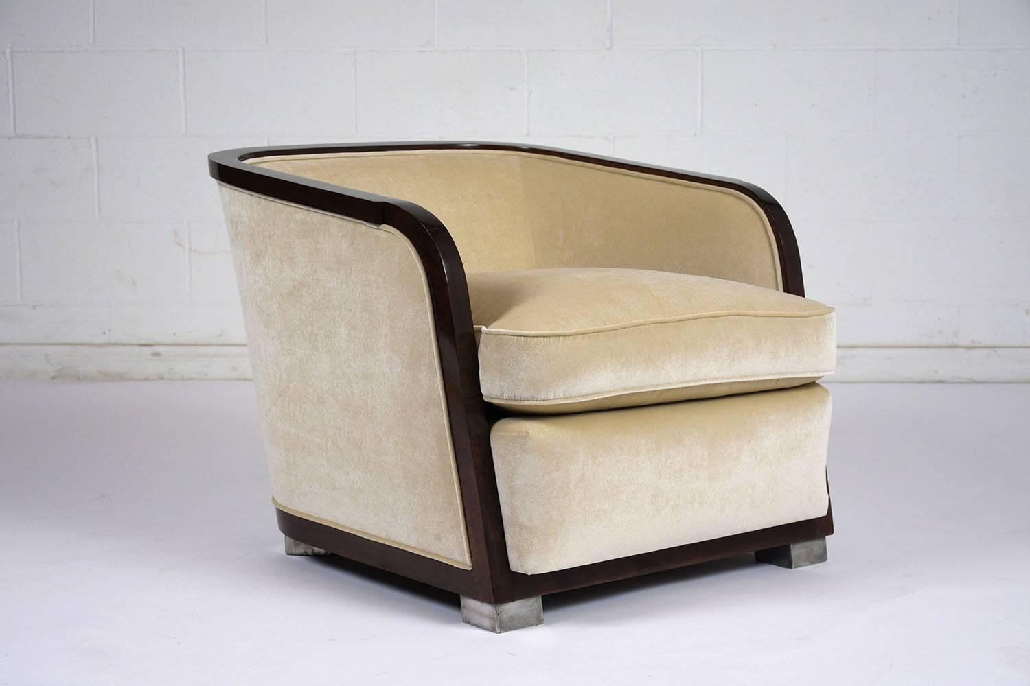 Pair of Art Deco Club Chairs 3