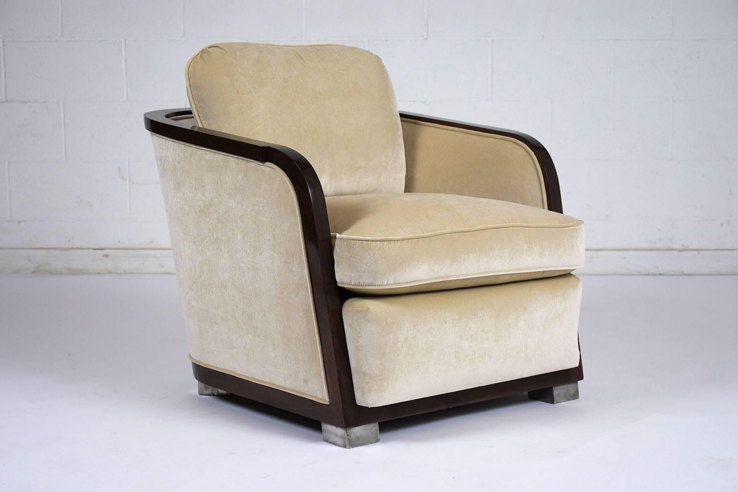 Pair of Art Deco Club Chairs 2