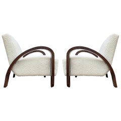 Antique Pair of Art Deco Club Chairs