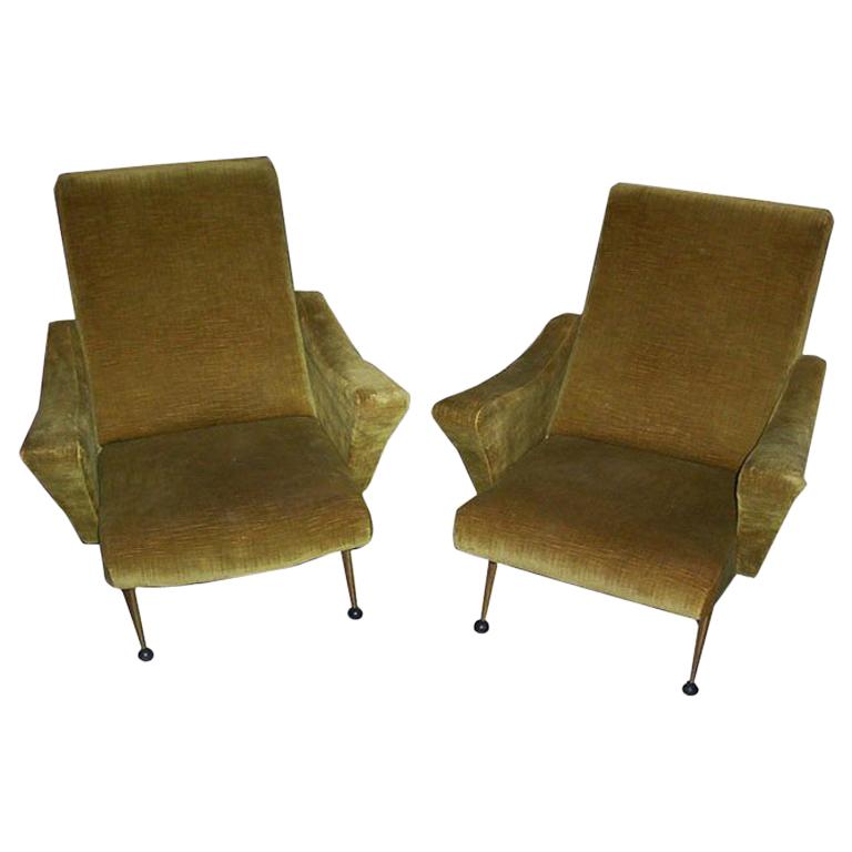 Pair of Art Deco Club Chairs