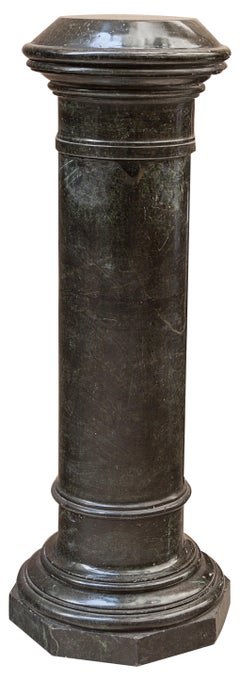 Pair of Art Deco Columns in marble, 1930, French