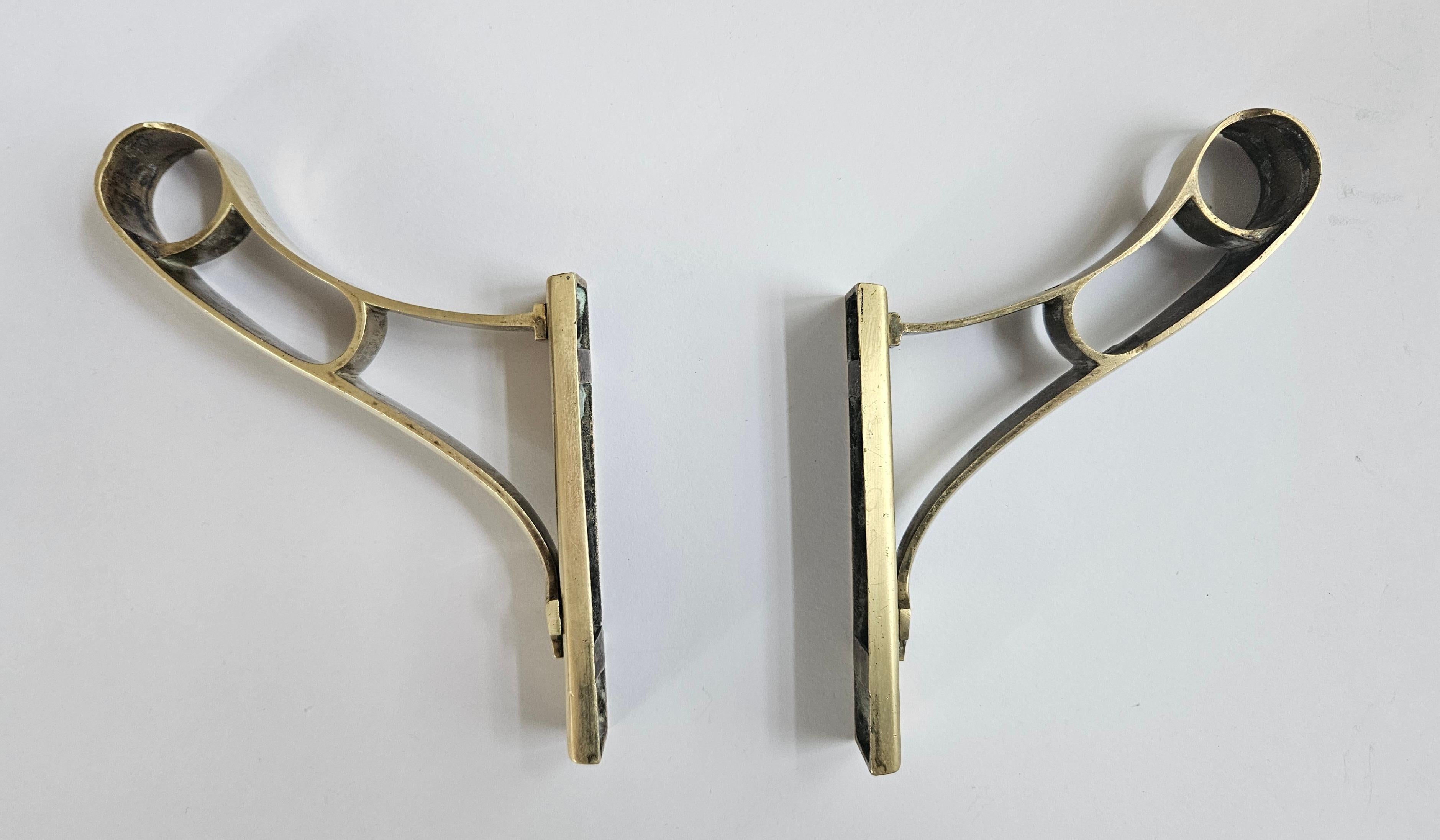 Pair of Art Deco Consoler or Holders Pelmets, Germany, 1930 For Sale 7