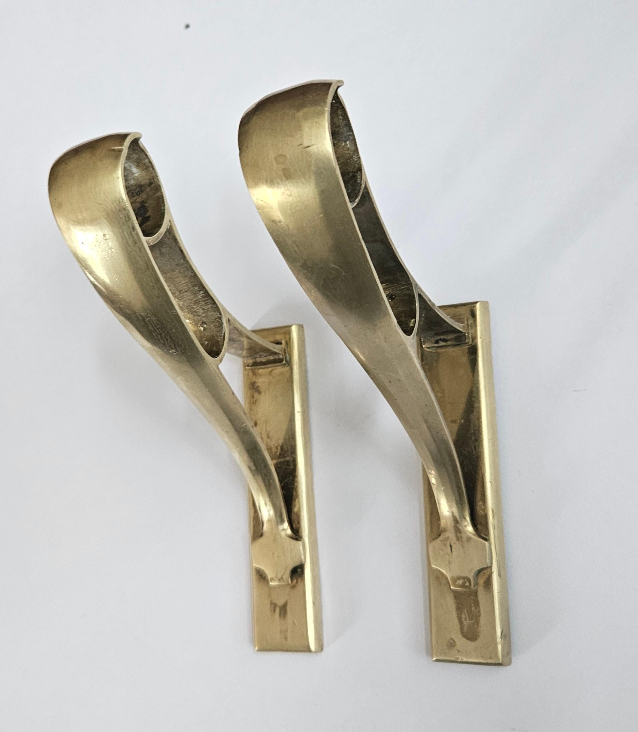 Pair of Art Deco Consoler or Holders Pelmets, Germany, 1930 In Good Condition For Sale In Praha, CZ