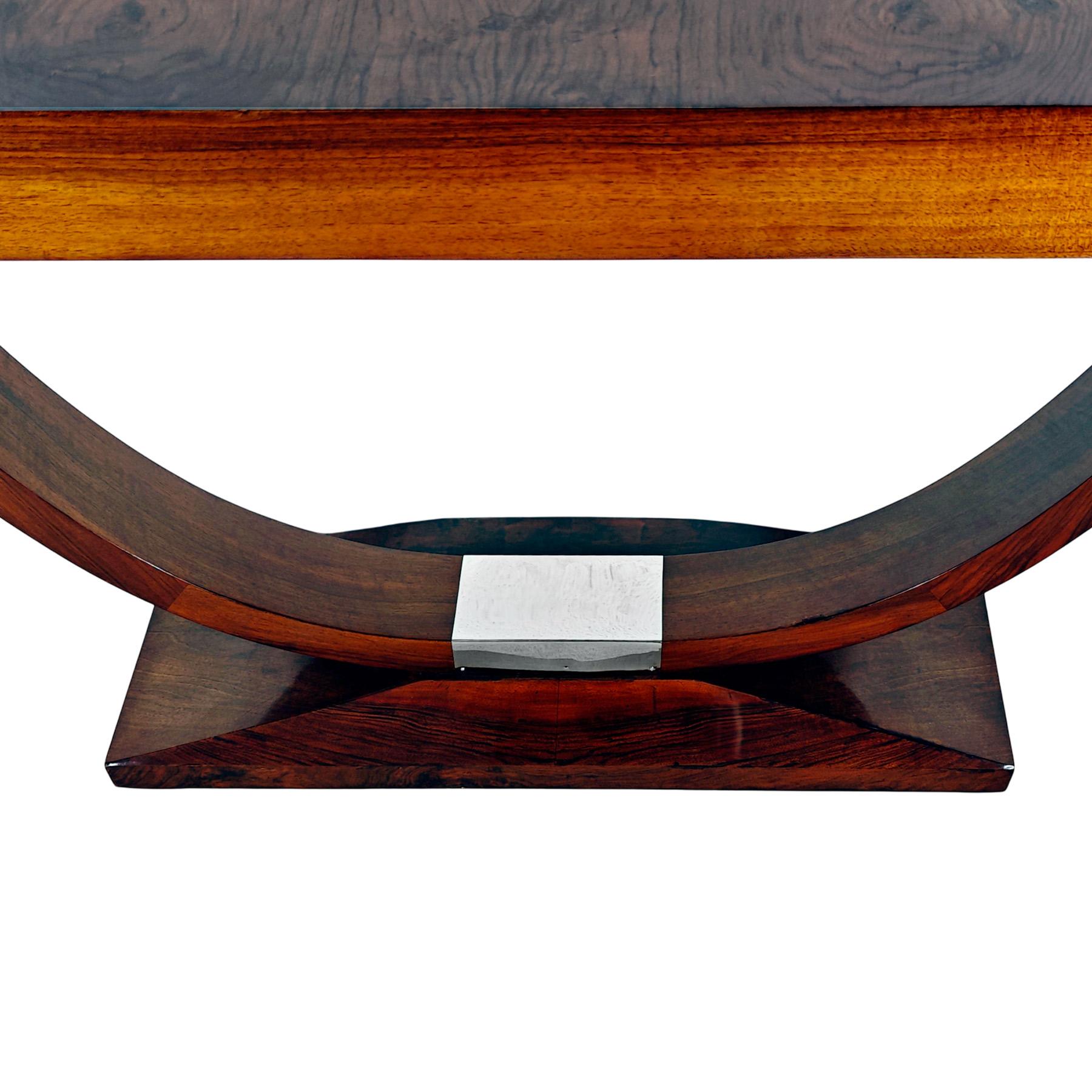 Metal Pair of Art Deco consoles – France 1930 For Sale