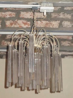 Pair of Art Deco Crystal, Iron and Bronze, 1930