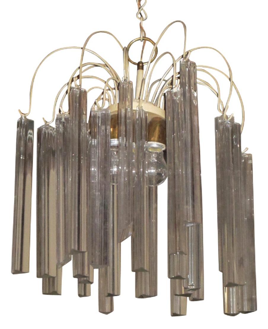 Pair of Art Deco Crystal, Iron and Bronze, 1930 For Sale