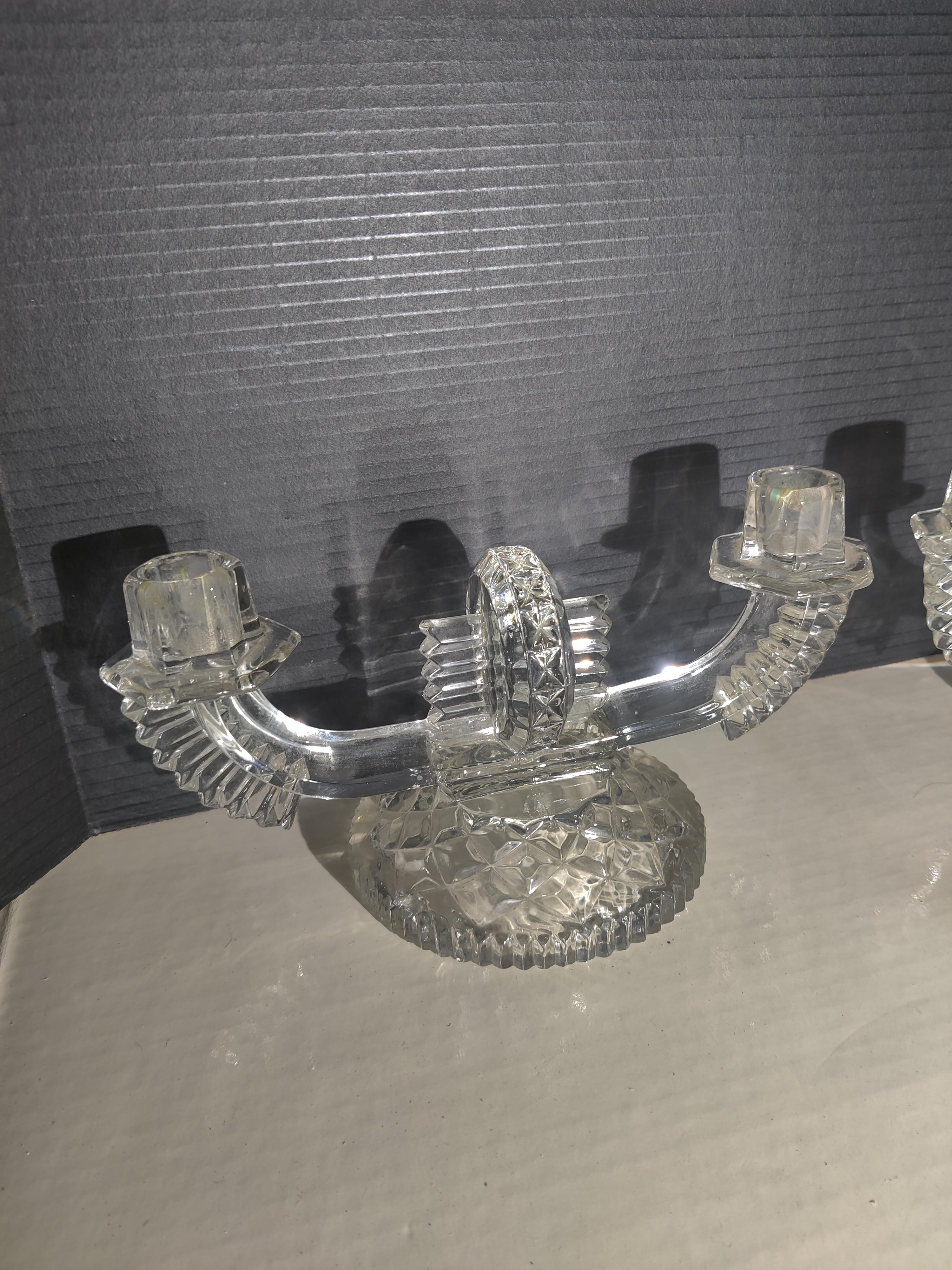 Coppia di candelabri cecoslovacchi Art déco in vendita 4