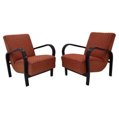Pareja de sillones de diseño Art Déco de Kropacek y Kozelka, años 30