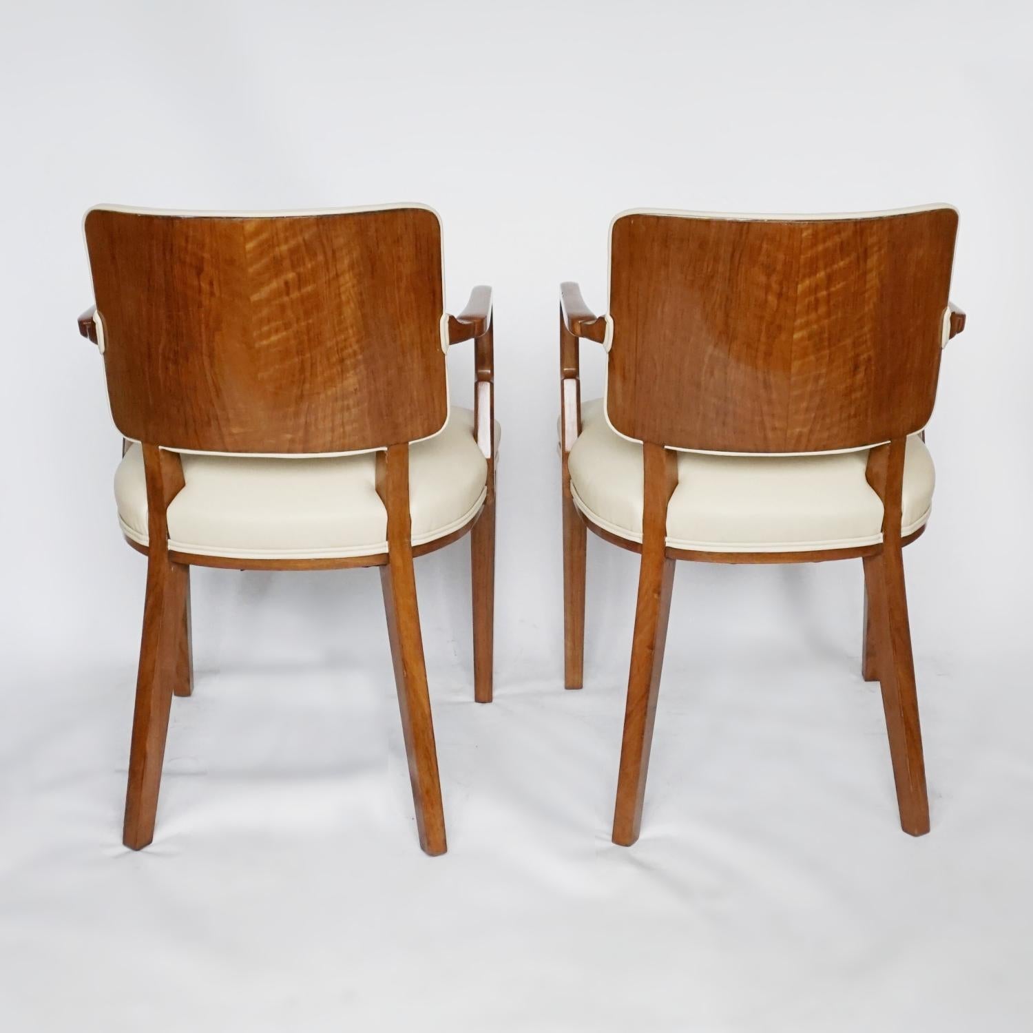 Pair of Art Deco Desk Chairs by Heal's of London Circa 1935 English 4