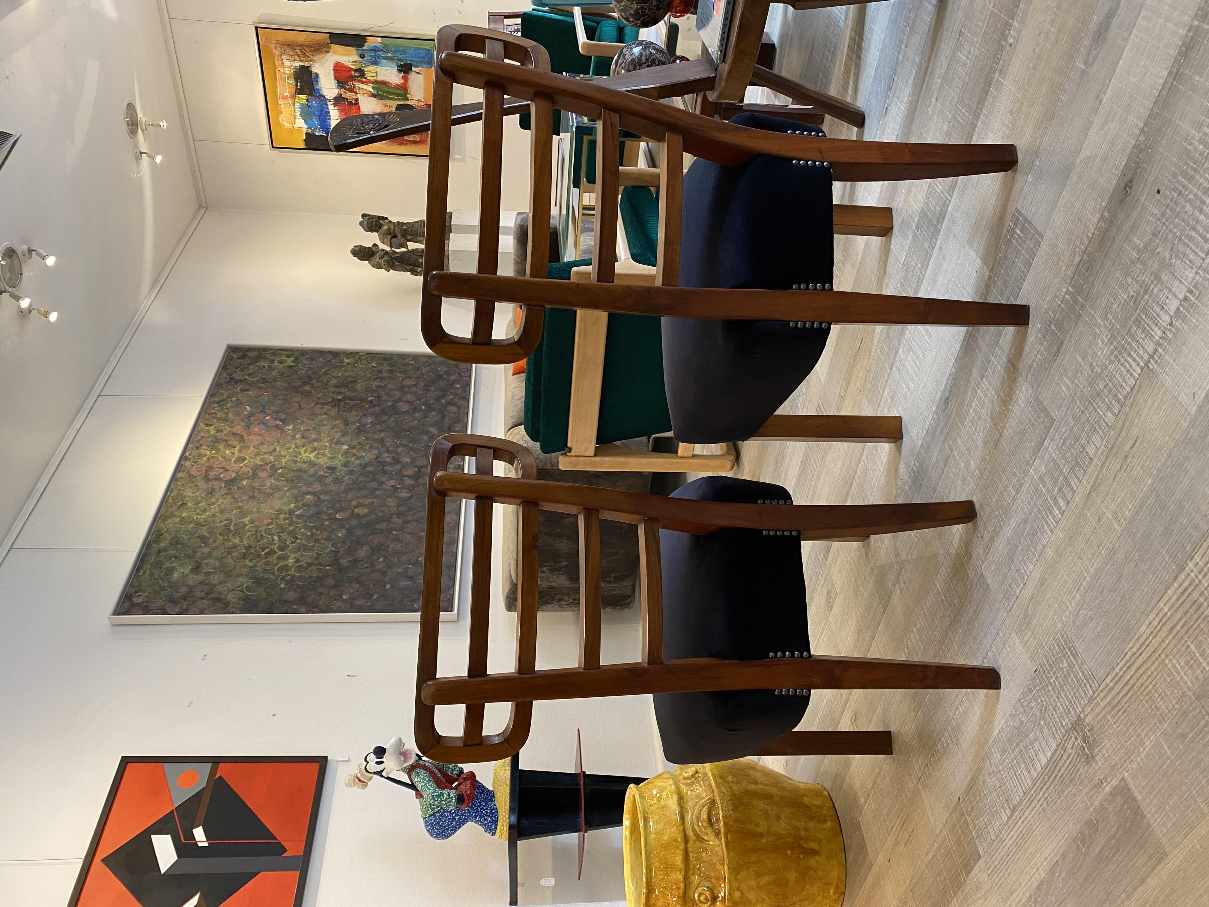20th Century Pair of Art Deco Dining Chairs For Sale
