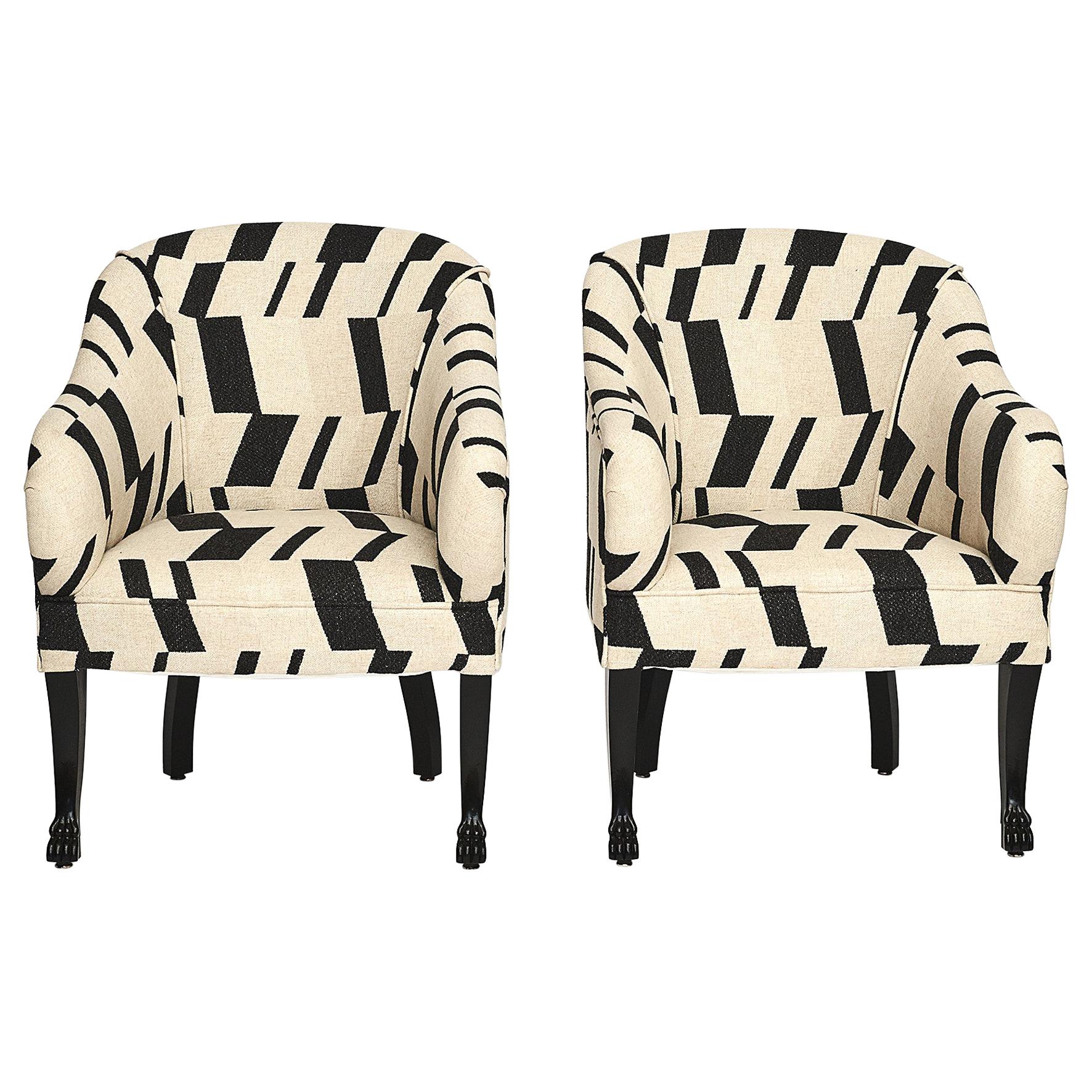 Pair of Art Deco Easy Chairs
