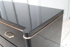 Pair of Art Deco Ebonized Chests Designed by De Coene Frères