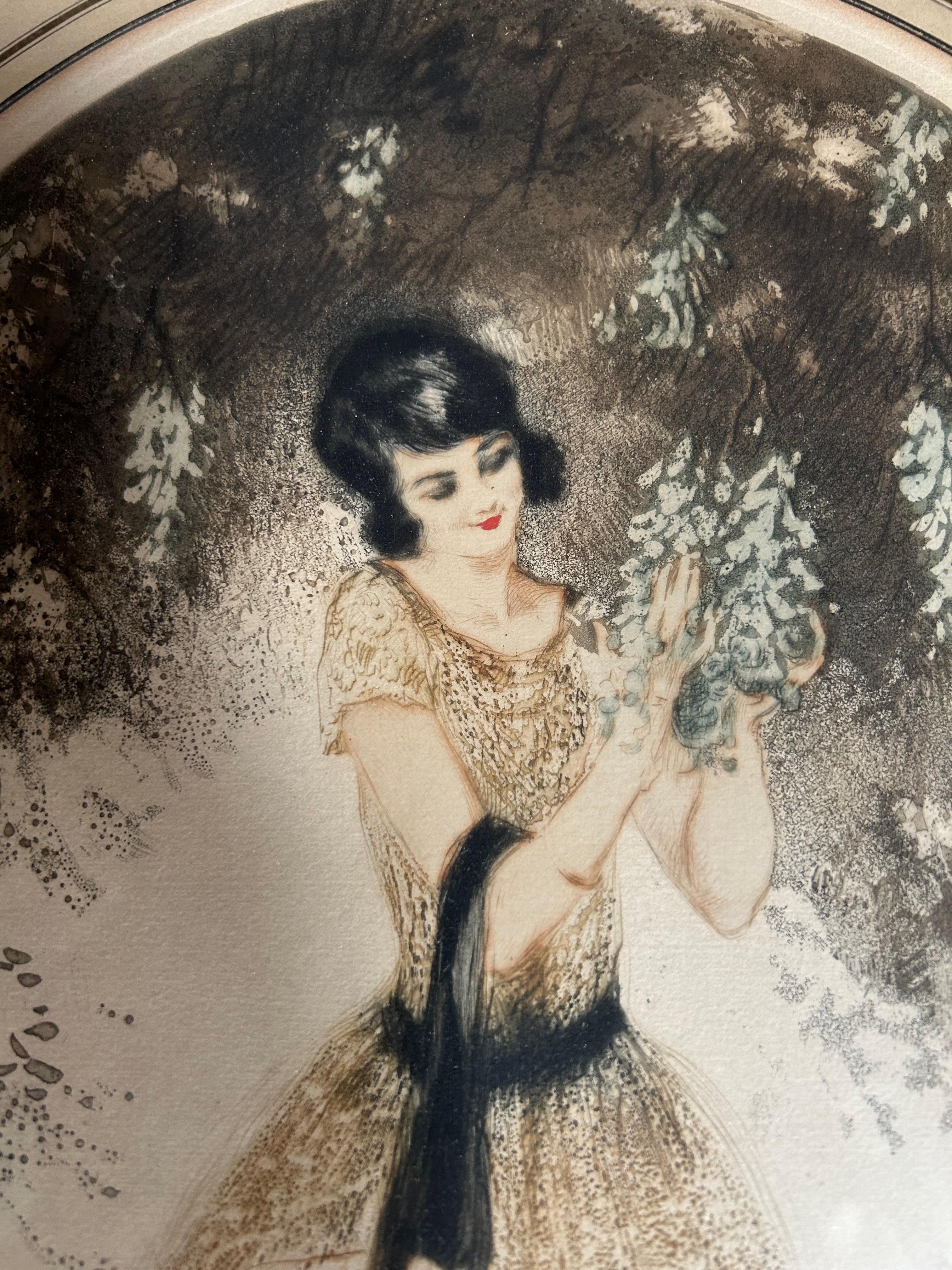 Paar Art-Déco-Gravuren von Jean Hardy im Angebot 3