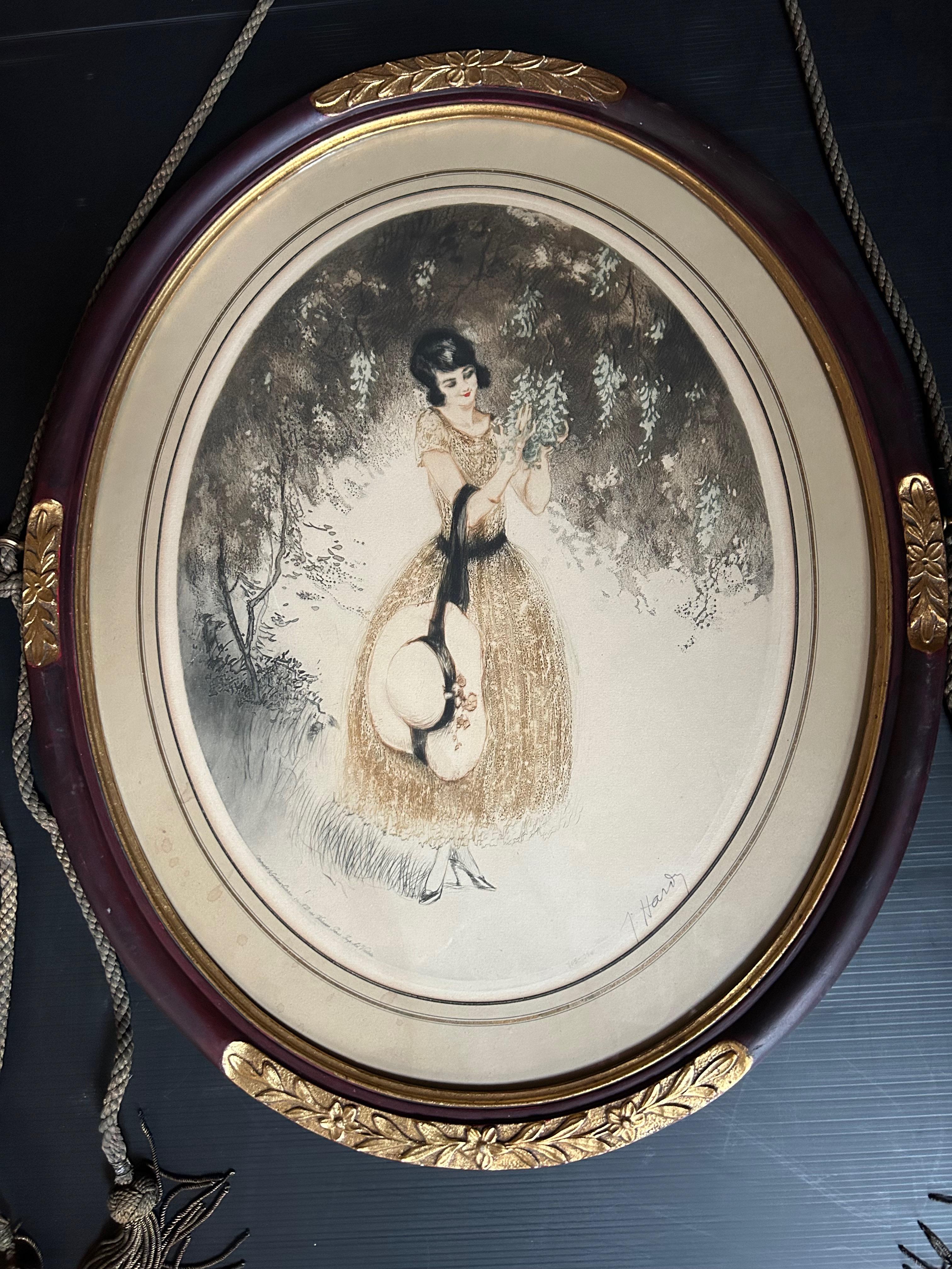 Paar Art-Déco-Gravuren von Jean Hardy im Angebot 9