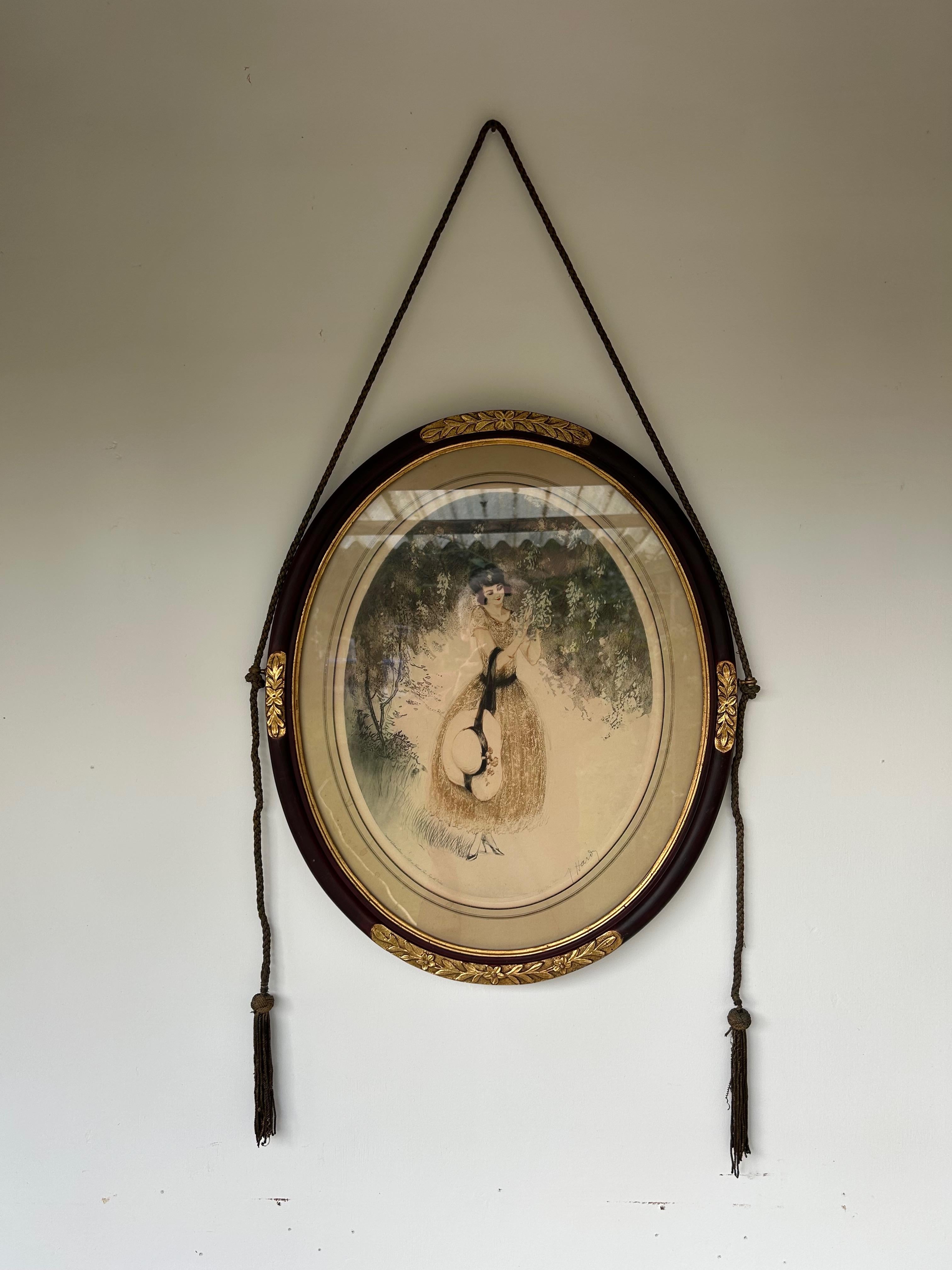 Paar Art-Déco-Gravuren von Jean Hardy (Frühes 20. Jahrhundert) im Angebot
